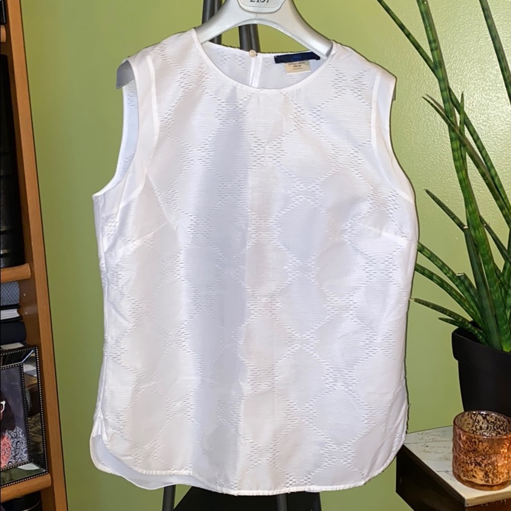 White “Blue Les Copains Tank Top